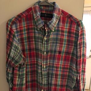 Ralph Lauren long sleeve linen casual button down